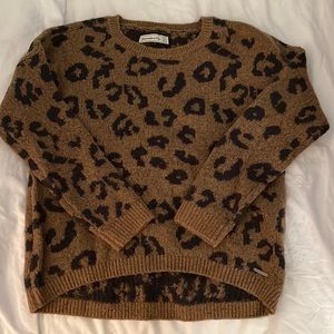 Abercrombie animal print sweater
